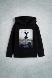 Tottenham Hotspur Özel Tasarım Baskılı Çocuk Kapşonlu Sweatshirt Hoodie - 1
