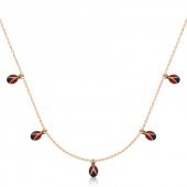 925 Ayar Gümüş Uğur Böceği Şans Kadın Gümüş Kolye - 1