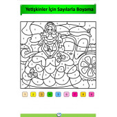 Yetişkinler İçin Sayılarla BOYAMA Kitabı - 2