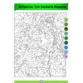 Yetişkinler İçin Sayılarla BOYAMA Kitabı - 3
