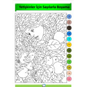 Yetişkinler İçin Sayılarla BOYAMA Kitabı - 4