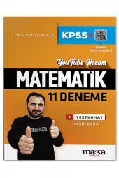 KPSS Matematik 11 Deneme Tamamı Video Çözümlü Yektugmat Marka Yayınları - 1