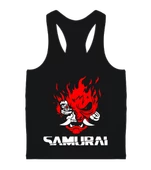 Cyberpunk Samurai Sporcu Atleti Erkek Body Gym Atlet - 1