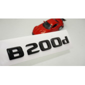 B 200d Bagaj Parlak Siyah ABS 3M 3D Yazı Logo - 1