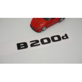 B 200d Bagaj Parlak Siyah ABS 3M 3D Yazı Logo - 2