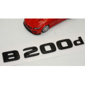 B 200d Bagaj Parlak Siyah ABS 3M 3D Yazı Logo - 3