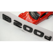 B 200d Bagaj Parlak Siyah ABS 3M 3D Yazı Logo - 4