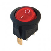 Yuvarlak Işıklı Anahtar ON-OFF 3P 12VOLT KIRMIZI - 1