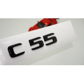 C 55 Bagaj Parlak Siyah ABS 3M 3D Yazı Logo thumbnail 1