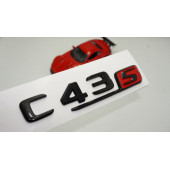 C 43S Bagaj Parlak Siyah ABS 3M 3D Yazı Logo - 1