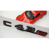 C 43S Bagaj Parlak Siyah ABS 3M 3D Yazı Logo - 4