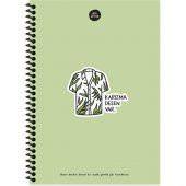 Keskin Color Hisli Şeyler 17x24 100 YP Kareli Spiralli Sert Kapak Defter Karizma - 1