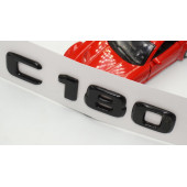 C 180 Bagaj Parlak Siyah ABS 3M 3D Yazı Logo - 4