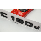 C 180d Bagaj Parlak Siyah ABS 3M 3D Yazı Logo - 4