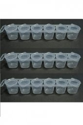 2 adet boş boya kutusu (6ad10ml) - 1