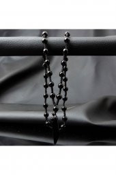 tikitaki Fildişi Figürlü Ip Ve Boncuklu Unisex Kolye - 1