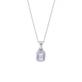 4-6 mm Baget Zirkon Taşlı 925 Ayar Gümüş 3'lü Kadın Set - 3