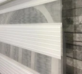 StorBurada Pliseli Stor Zebra  Sert Plastik Kasalı Ekru Perde  STB481-PD  Beyaz 120 x 200 thumbnail 8