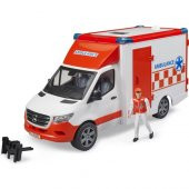 Bruder Mercedes Benz Sprinter Sirenli Ambulans Ve Ekibi 02676 Lisanslı Ürün - 5