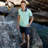 Anemoss Yelken Mint Erkek Polo Yaka T-Shirt - 8