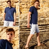 Anemoss Çapa Lacivert Erkek Polo Yaka T-Shirt - 5