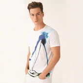 Anemoss Yelken Beyaz Erkek T-Shirt - 6
