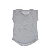 BiggDesign BiggYoga Namaste Gri T-Shirt - 2