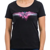 Batman v Superman Siyah Kadın T-Shirt - 1