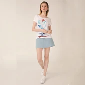 Anemoss Martı Beyaz Kadın T-Shirt - 4