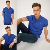 Anemoss Yelken Mavi Erkek Polo Yaka T-Shirt - 7