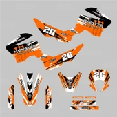 Mondial X-Treme Max 200 Monster Energy Design Turuncu Beyaz Sticker Set - 2