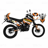 Mondial X-Treme Max 200 Hinson Design Turuncu Sticker Set - 1