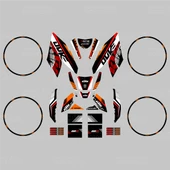 KTM Duke 390 Raceline Design Sticker Set (2011-16) thumbnail 2
