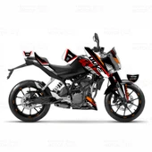 KTM Duke 390 Raceline Design Sticker Set (2011-16) thumbnail 1