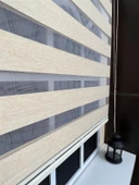 StorBurada Zebra Stor Sert Plastik Kasalı Sütlü Kahve Perde STB 400V03-PD  Kahverengi 180 x 200 - 1