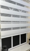StorBurada Zebra Stor Sert Plastik Kasalı Beyaz Perde STB 400V01-PD  Beyaz 130 x 260 thumbnail 1