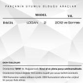 Dacia Logan 2 için Koltuk Ayar Kolu - Siyah - 2