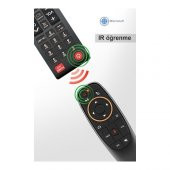G10 Universal Tv Box Uzaktan Kumanda Ses Kontrollü Air Mouse - 3