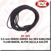 3 5 Mm Erkek Erkek 5 Metre Ses Kablosu - 1
