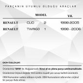 Renault Clio 2, Twingo 1 için Koltuk Ayar Kolu - Siyah - 2