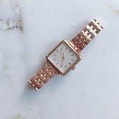 Fully Rose Gold Kare Kadın Kol Saati thumbnail 4
