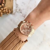 Roma Rakam Kasa Detaylı Rose Gold Kadın Kol Saati - 1