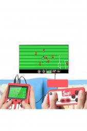 modalonga Kırmızı Sup Mini Atari 400 Oyunlu Gameboy Retro Taşınabilir 2 Oyunculu Oyun Konsolu - 2