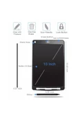 SGE 10inç Digital Çocuk Yazı Çizim Tableti Siyah Lcd 10" Ekranlı - 4