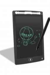 EYNOR Writing Tablet Lcd 8.5 Inç Dijital Kalemli Çizim Yazı Tahtası Grafik Not Yazma Eğitim Tableti-siyah - 1