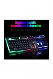 ALKILIÇ Işıklı Oyuncu Klavye Ve Mouse Seti Gaming Set Pg 8017 - 2