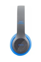 POLYGOLD Yogee P47 Katlanalabilir 2.4+edr Kablosuz Bluetooth Kulaklık Mavi - 2