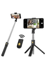 GALIO K07 Kumandalı Buletooth Selfie Stick Tripod Ayaklı Öz Çekim Çubuğu - 2