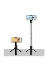 ONSATEK Uzaktan Kumandalı Bluetooth Selfie Çubuğu - 3 Ayaklı 60 cm Tripod - K07 - 3