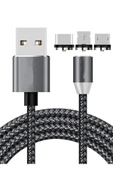 NESA e ticaret T G Mıknatıslı Manyetık Sarj Kablosu Mıcro-ıphone-type C - 2